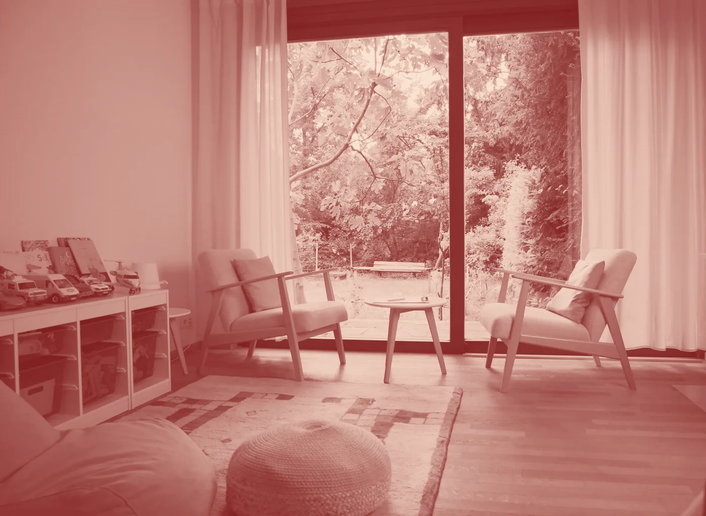 Praxisraum der Psychotherapeutischen Praxis Theresa Schultze in Frankfurt-Bockenheim